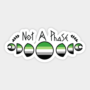 Not A Phase- Aromantic Sticker